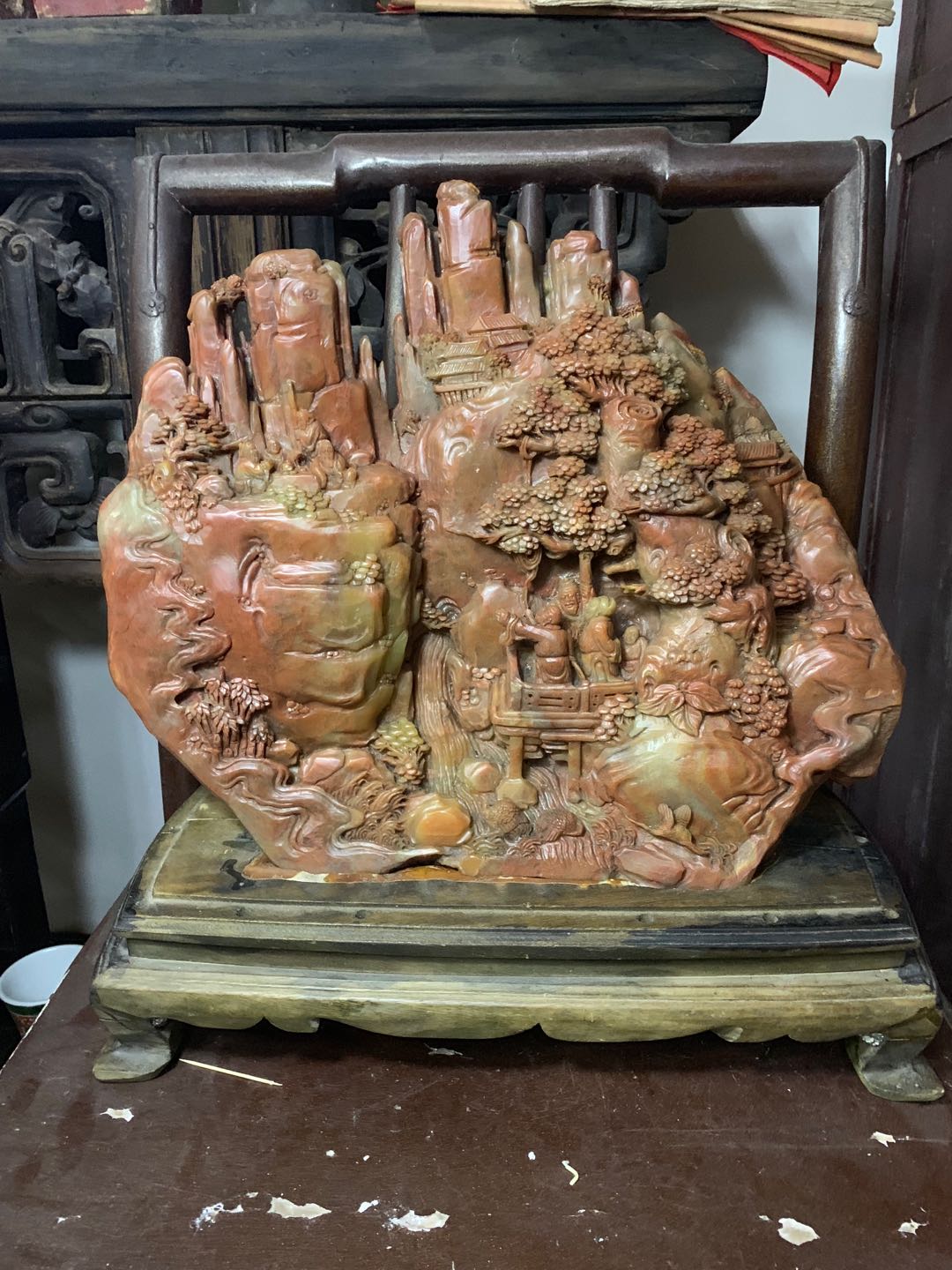 民國壽山石擺件